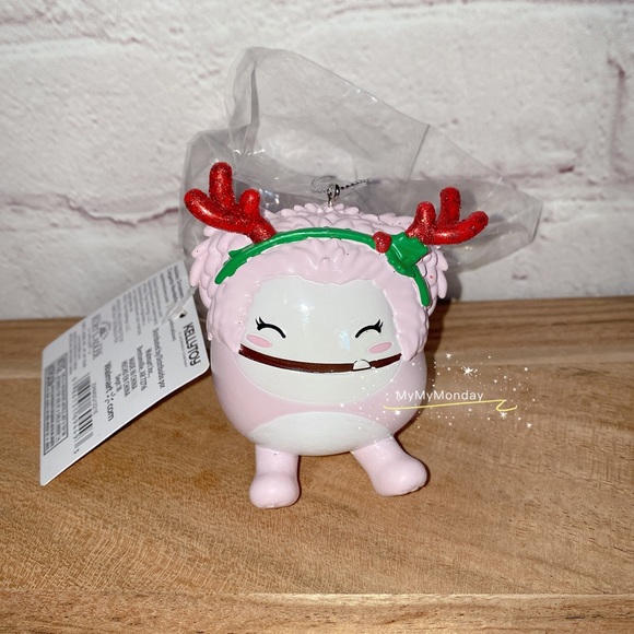 Squishmallows Other - Squishmallow Christmas Ornament Brina The Bigfoot